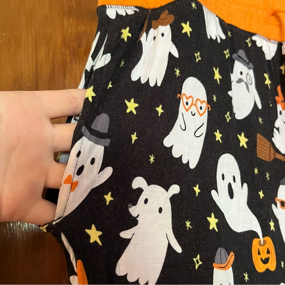 Little Sleepies Friendly Ghosts Halloween Womens Pajama Pant Small Black - Picture 4 of 6